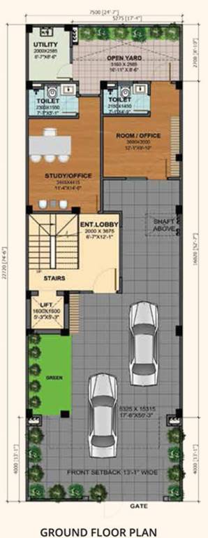 Gaursons Krishn Villa (5BHK+7T (4,726.86 sq ft) + Study Room 4726.86 sq ft)