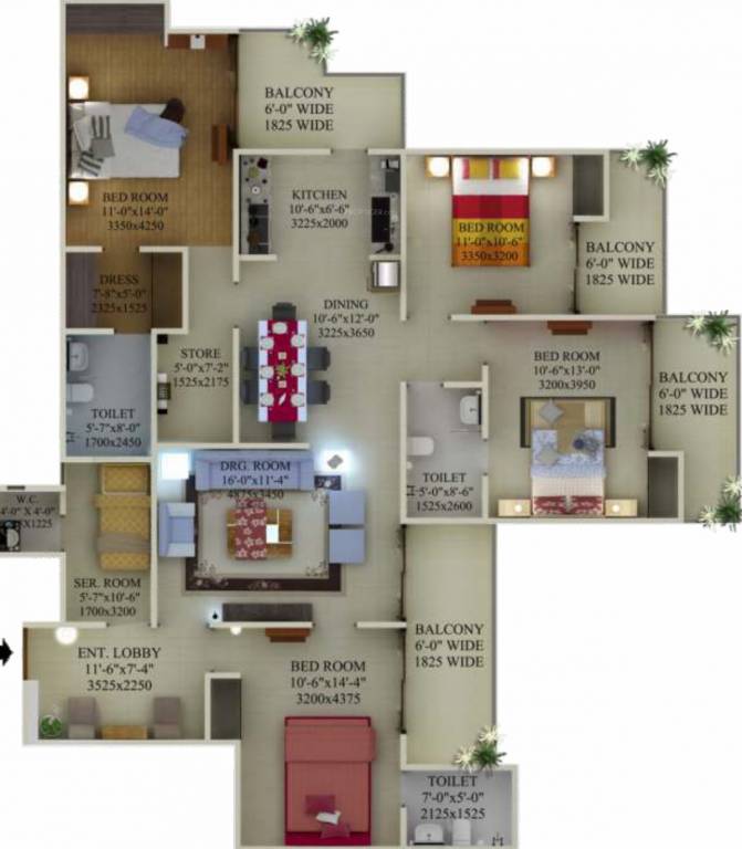 eco village 1 Floor Plan Floor Plan