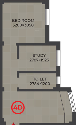 RDB Regent Lakeview (1BHK+1T (545 sq ft) + Study Room 545 sq ft)