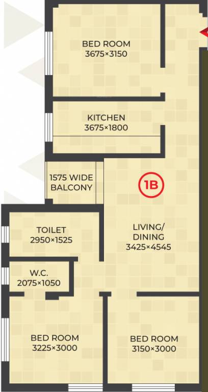 RDB Regent Lakeview (3BHK+2T (1,101 sq ft) 1101 sq ft) RDB Regent Lakeview (3BHK+2T (1,101 sq ft) 1101 sq ft)