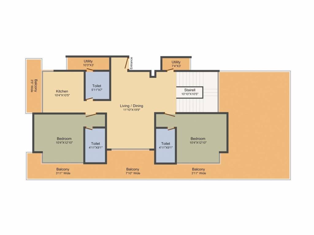 Crescent Aria (2BHK (3377 sq ft) 3377 sq ft)