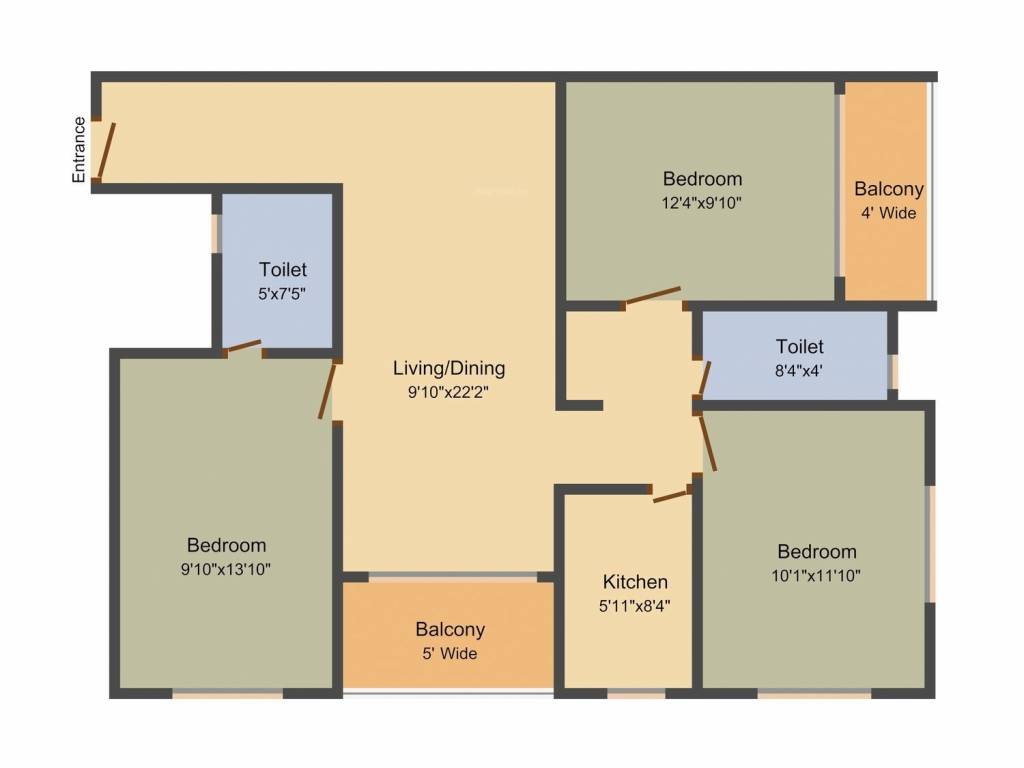 Ganges Puja Ganges (3BHK (1230 sq ft) 1230 sq ft) Ganges Puja Ganges (3BHK (1230 sq ft) 1230 sq ft)