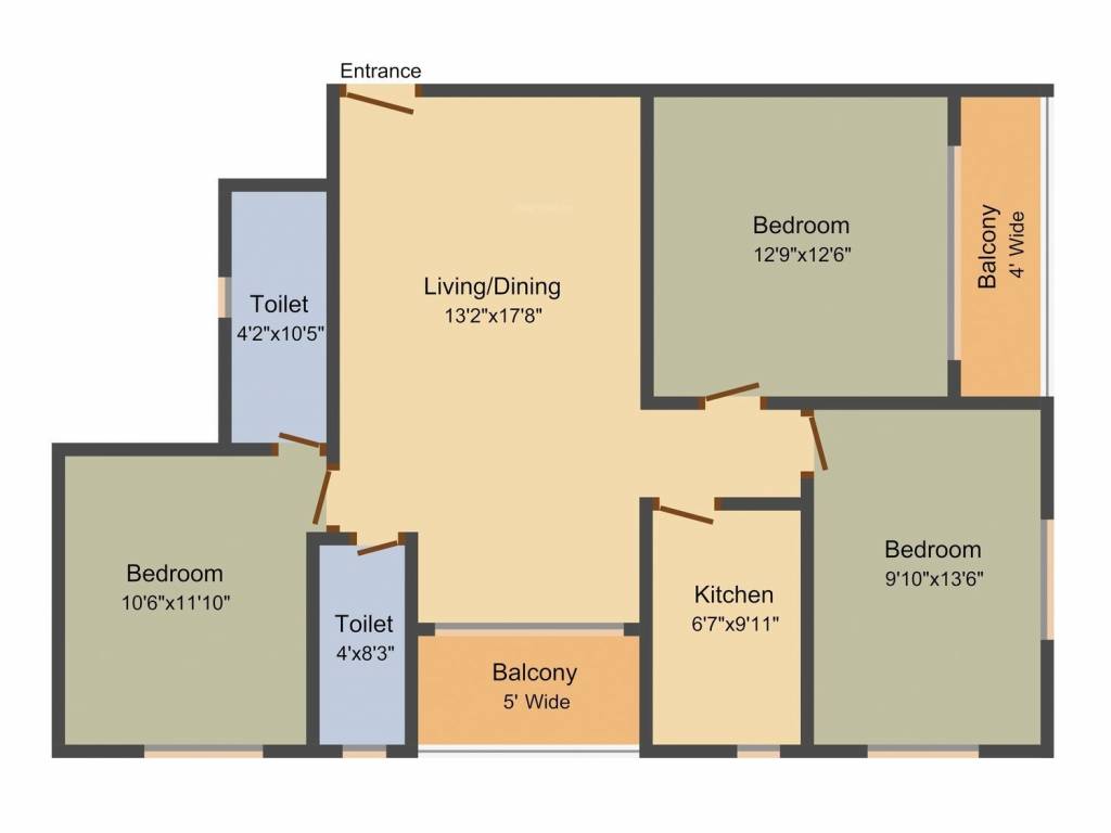 Ganges Puja Ganges (3BHK (1310 sq ft) 1310 sq ft) Ganges Puja Ganges (3BHK (1310 sq ft) 1310 sq ft)