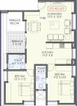 Kudale Paranjape Vilux Redefine (2BHK+2T (1,100 sq ft) 1100 sq ft)