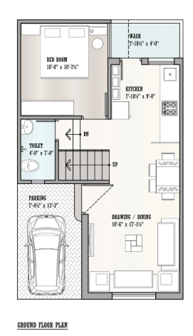  sapphire villa Floor Plan Ground Floor Plan