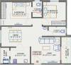 Sree Surya Y3 (2BHK+2T (1,075 sq ft) 1075 sq ft)