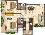 KUL Elegance (2BHK+2T (1,285 sq ft) 1285 sq ft) KUL Elegance (2BHK+2T (1,285 sq ft) 1285 sq ft)