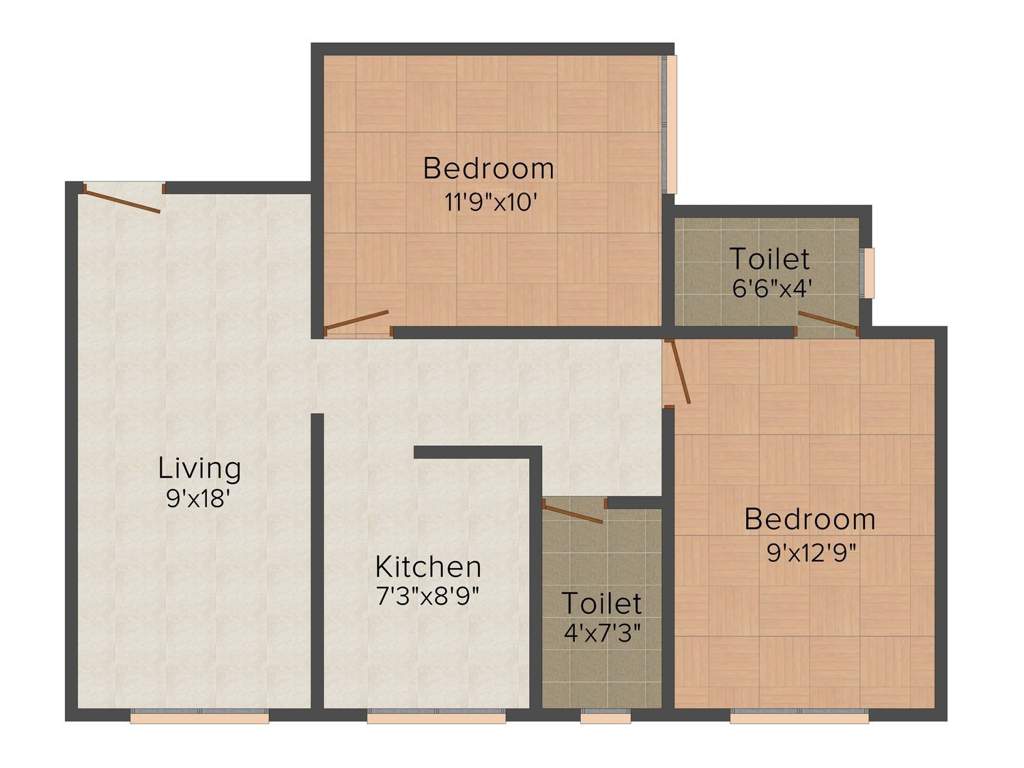 Mehta Harmony ( 1100 sq ft)