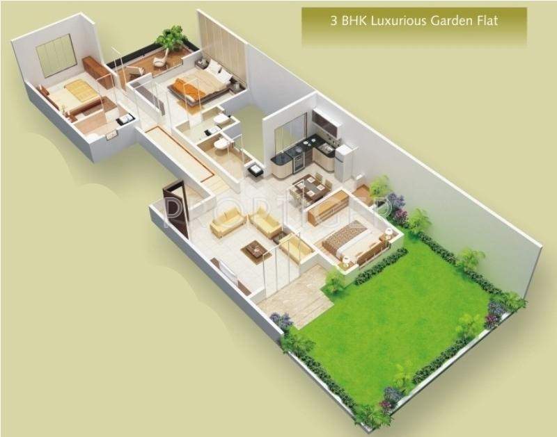Ranjeet S S Tanishque Garden (3BHK+3T (1,755 sq ft) 1755 sq ft)