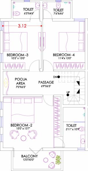 Siddhivinayak Ananta (4BHK+5T (2,475 sq ft) + Pooja Room 2475 sq ft)