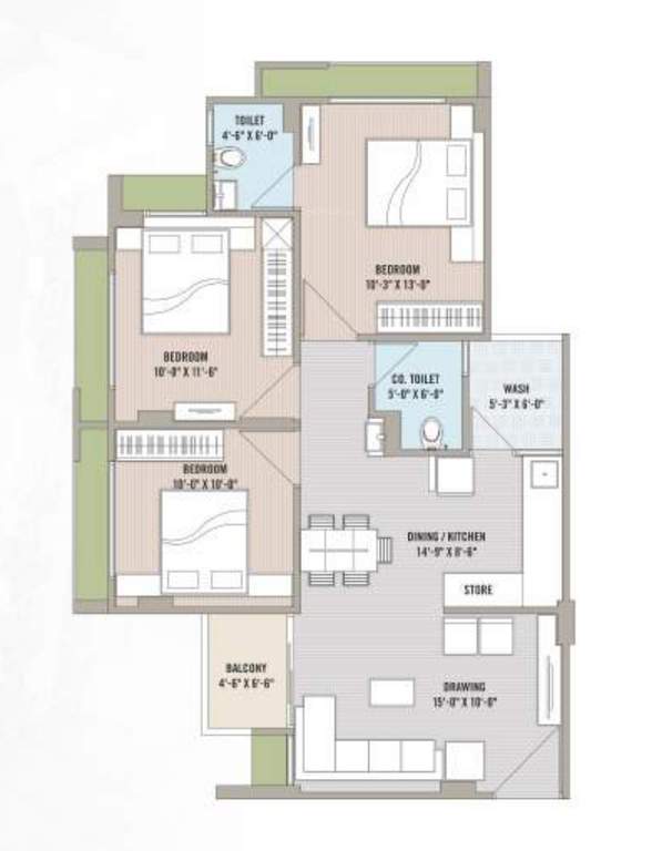  tulsi residency Floor Plan Floor Plan