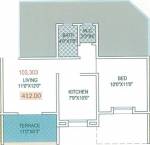 Sairaj Residency (1BHK+1T (412 sq ft) 412 sq ft)