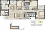 Sobha Rajvilas (3BHK+3T (2,001.65 sq ft) + Servant Room 2001.65 sq ft)
