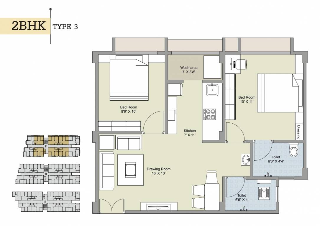  radhe residency Floor Plan Floor Plan