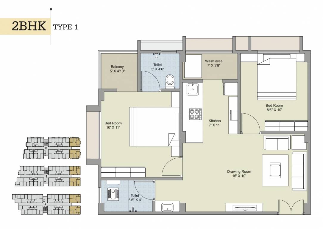  radhe residency Floor Plan Floor Plan