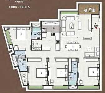  shahikutir-greens Floor Plan Floor Plan