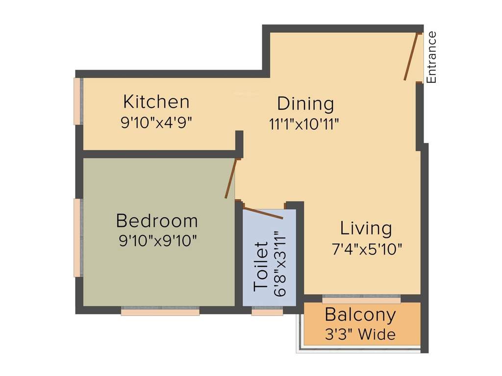 Swagat Skyline (1BHK (578 sq ft) 578 sq ft)