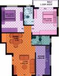 Rodrigues Shanti Alice (2BHK+2T (438.63 sq ft) 438.63 sq ft)