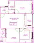 Fly Bird Diamond Home (2BHK+2T (702.02 sq ft) 702.02 sq ft) Fly Bird Diamond Home (2BHK+2T (702.02 sq ft) 702.02 sq ft)