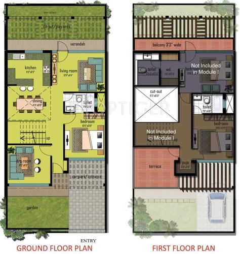 Jindal Contemporary Homes (1BHK+1T (1,062 sq ft) 1062 sq ft)