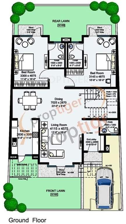 Jindal Contemporary Homes (2BHK+2T (1,517 sq ft) 1517 sq ft)