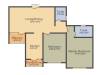Ankur Palm Springs (2BHK (1006 sq ft) 1006 sq ft)