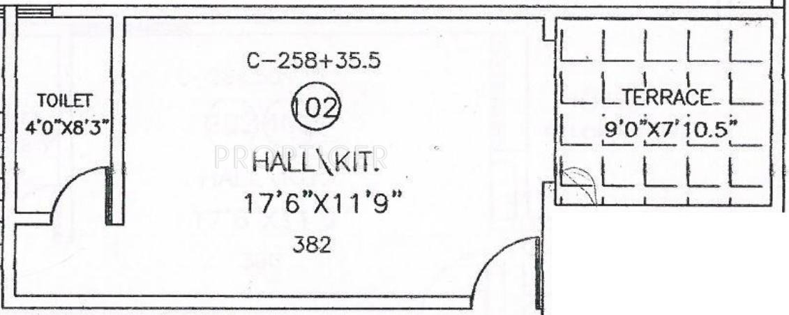 Giridhar Parijaat (1BHK+1T (382 sq ft) 382 sq ft) Giridhar Parijaat (1BHK+1T (382 sq ft) 382 sq ft)