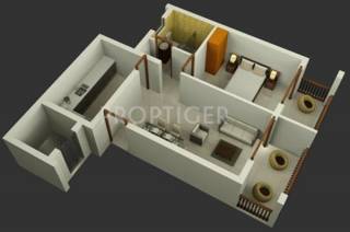 B and F Magnolia (1BHK+1T (720 sq ft) 720 sq ft)