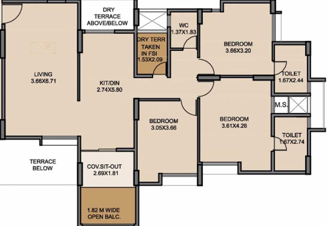 Venkatesh Graffiti Phase 5 (3BHK+3T (1,188.12 sq ft) 1188.12 sq ft) Venkatesh Graffiti Phase 5 (3BHK+3T (1,188.12 sq ft) 1188.12 sq ft)
