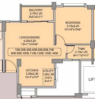  the cliff garden Floor Plan Floor Plan