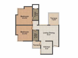 Nobles Jewel ( 800 sq ft) Nobles Jewel ( 800 sq ft)