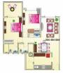 Floor Plan (2BHK+2T) Alcon Alcon Acacia Floor Plan (2BHK+2T)