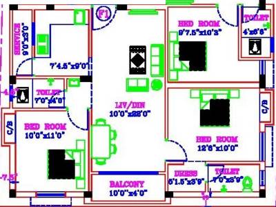 MC Sastha Homes (3BHK+3T (1,200 sq ft) 1200 sq ft)