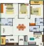 Sai BSR Blue Solitaire (3BHK+3T (1,495 sq ft) 1495 sq ft) Sai BSR Blue Solitaire (3BHK+3T (1,495 sq ft) 1495 sq ft)