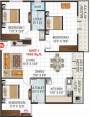 V K Krishna Gardenia (3BHK+2T (1,455 sq ft) 1455 sq ft)