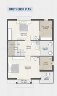  bunglows Floor Plan First Floor Plan