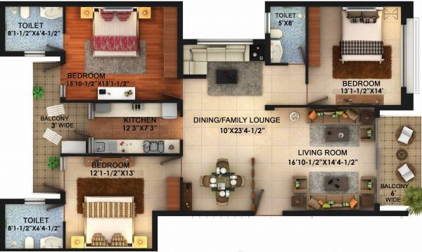  gardenia-residency Floor Plan Floor Plan