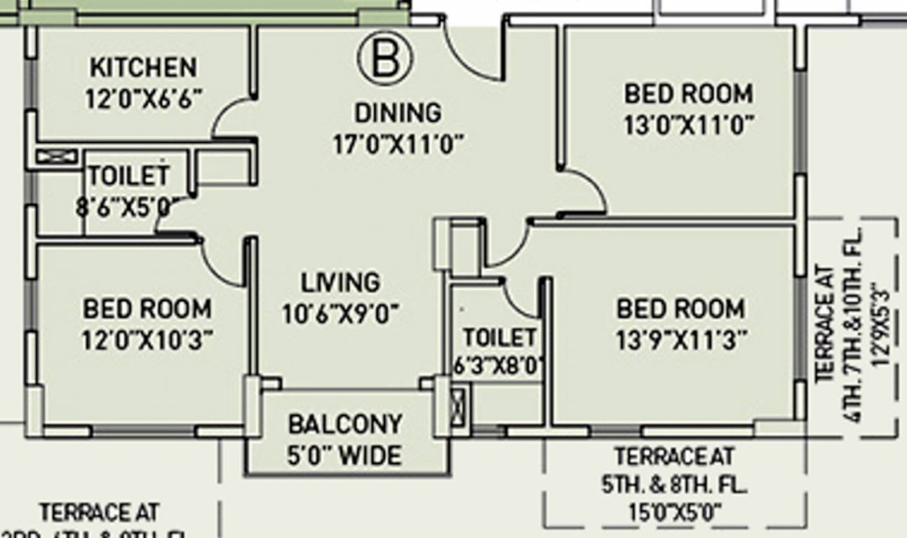 Floor Plan starwood tower 1 to 7 Floor Plan Floor Plan