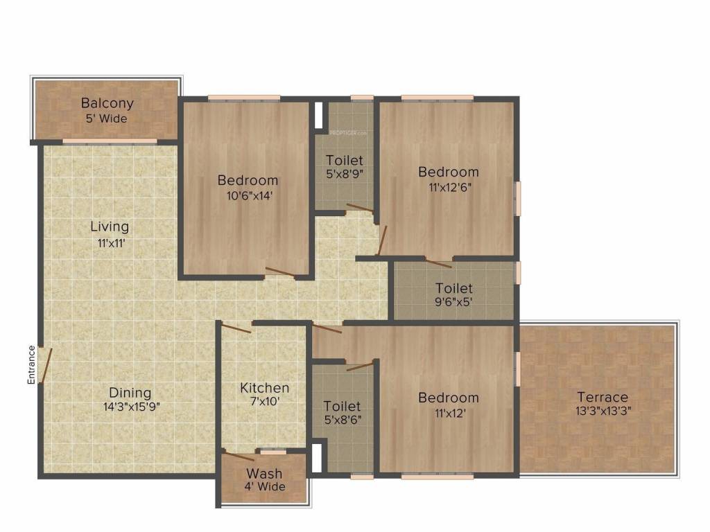  starwood tower 1 to 7 Floor Plan Floor Plan