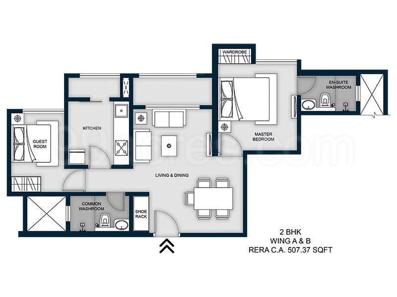  aaradhya highpark project 2 of phase i Floor Plan Floor Plan
