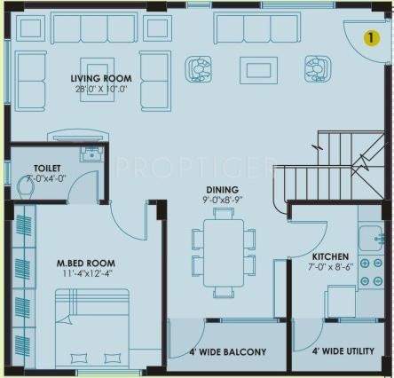 Hivision Residency (4BHK+3T (2,350 sq ft) 2350 sq ft)