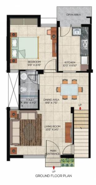  shri-sampada Floor Plan Ground Floor Plan