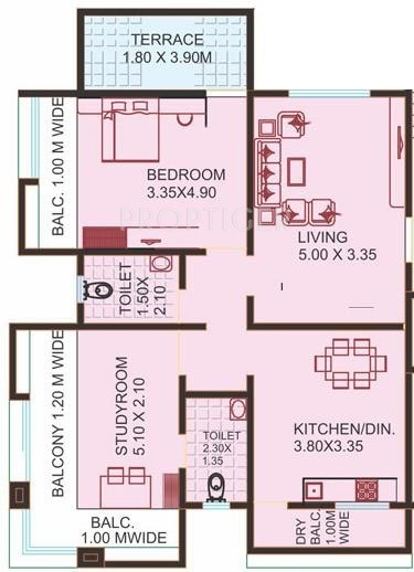 Horizon Veronica (2BHK+2T (1,233 sq ft) 1233 sq ft) Horizon Veronica (2BHK+2T (1,233 sq ft) 1233 sq ft)