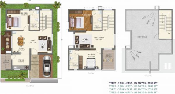 Ramky The Huddle (3BHK+3T (2,038 sq ft) 2038 sq ft)