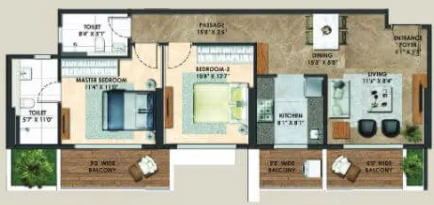  atelier greens Floor Plan Floor Plan