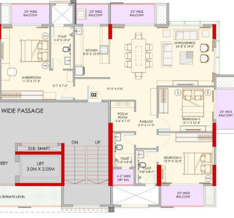  atelier greens Floor Plan Floor Plan