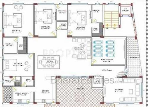 Vamsiram Jyothi Parkview (4BHK+4T (3,466 sq ft) 3466 sq ft)