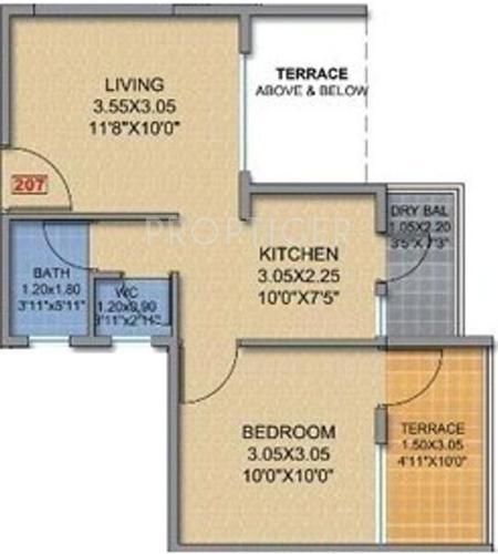 RK Majestic (1BHK+1T (550 sq ft) 550 sq ft) RK Majestic (1BHK+1T (550 sq ft) 550 sq ft)