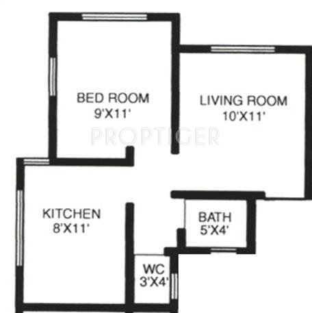 Hindustan Supreme Aangan (1BHK+1T (450 sq ft) 450 sq ft)