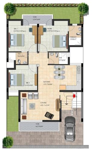Habitat Dream Terraces Floor (3BHK+3T (1,580 sq ft) 1580 sq ft) Habitat Dream Terraces Floor (3BHK+3T (1,580 sq ft) 1580 sq ft)